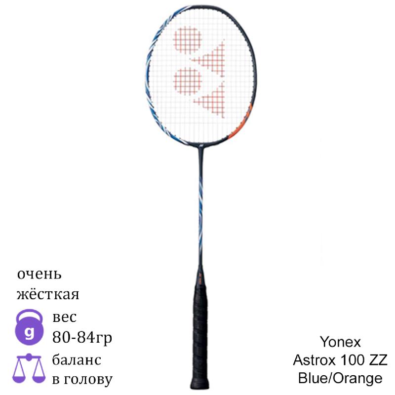 Бадминтонная ракетка Yonex Astrox 100 ZZ Blue/Orange