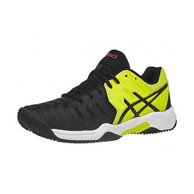 Детские теннисные кроссовки Asics Gel Resolution 7 Clay Black/Yellow