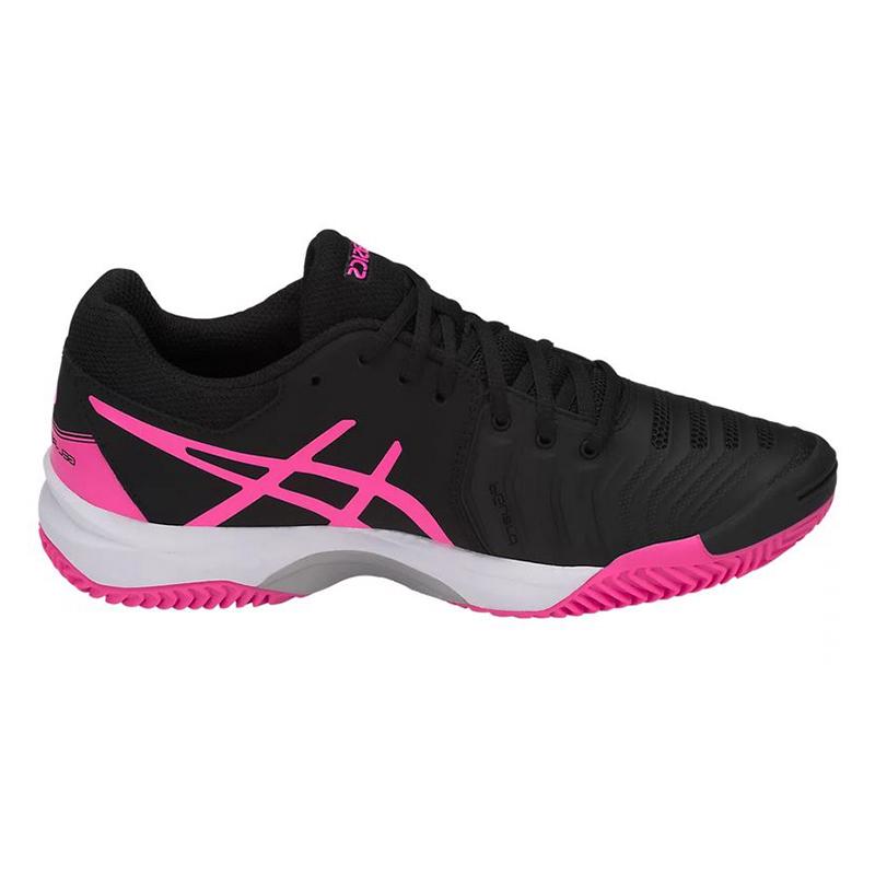 Детские теннисные кроссовки Asics Gel-Resolution 7 GS Clay Black/Pink