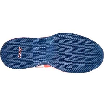 Детские теннисные кроссовки Asics Gel-Resolution 7 GS Clay Papaya/White