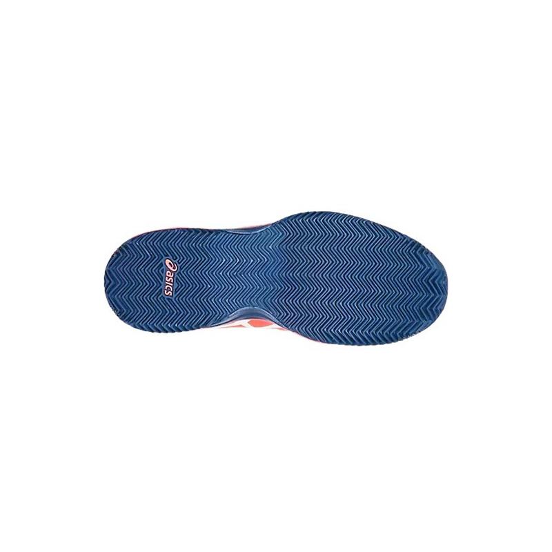 Детские теннисные кроссовки Asics Gel-Resolution 7 GS Clay Papaya/White