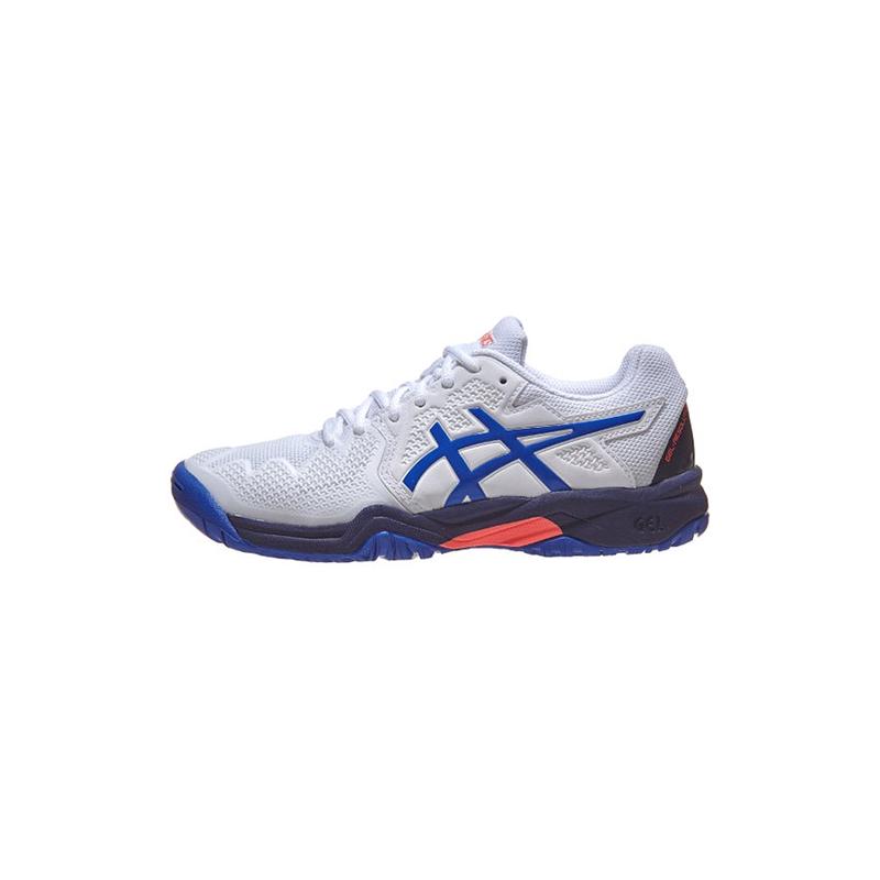 Детские теннисные кроссовки Asics Gel-Resolution 8 Blue/White