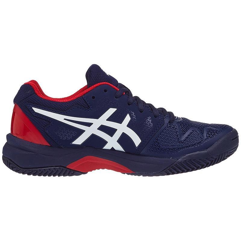 Детские теннисные кроссовки Asics Gel-Resolution 8 Clay Blue Red