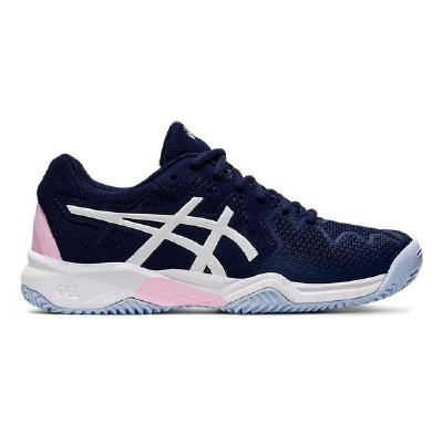 Детские теннисные кроссовки Asics Gel-Resolution 8 Clay Light Blue