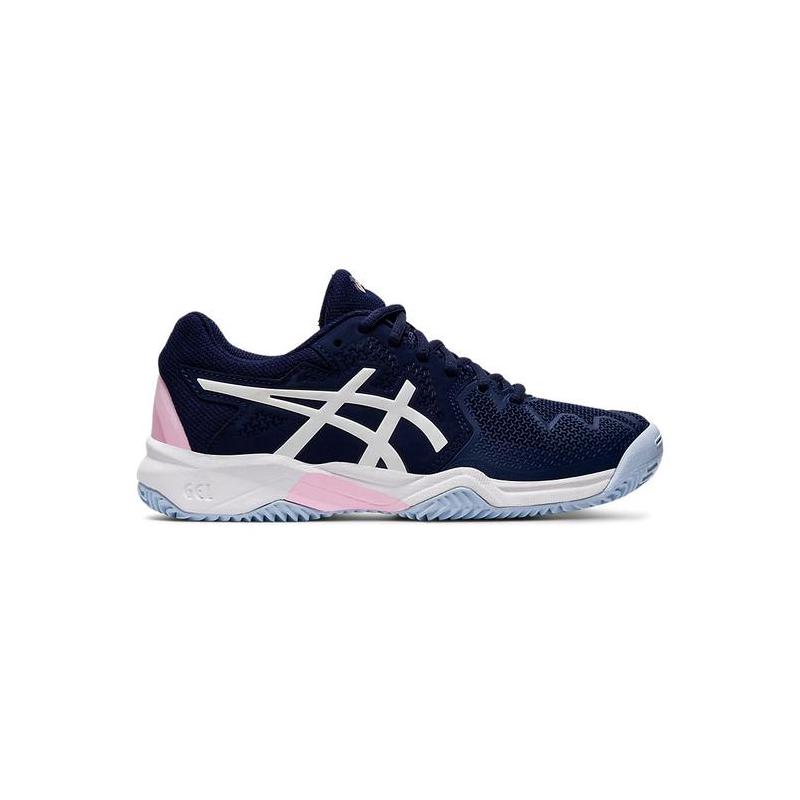 Детские теннисные кроссовки Asics Gel-Resolution 8 Clay Light Blue