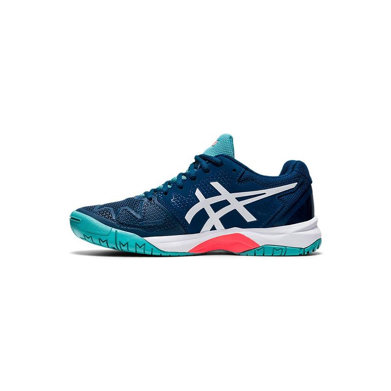 Детские теннисные кроссовки Asics Gel-Resolution 8 GS Mako Blue