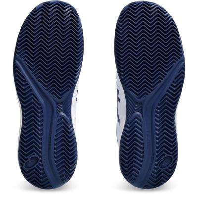 Детские теннисные кроссовки Asics Gel-Resolution 9 Clay White/Blue Expanse