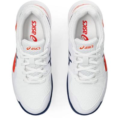 Детские теннисные кроссовки Asics Gel-Resolution 9 Clay White/Blue Expanse