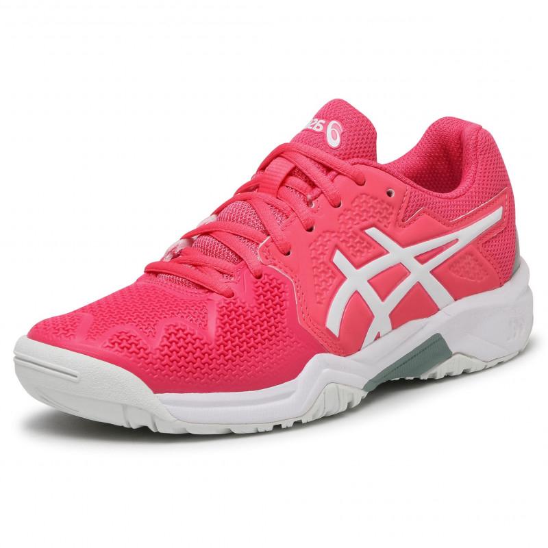Детские теннисные кроссовки Asics Gel-Resolution 8 White Pink