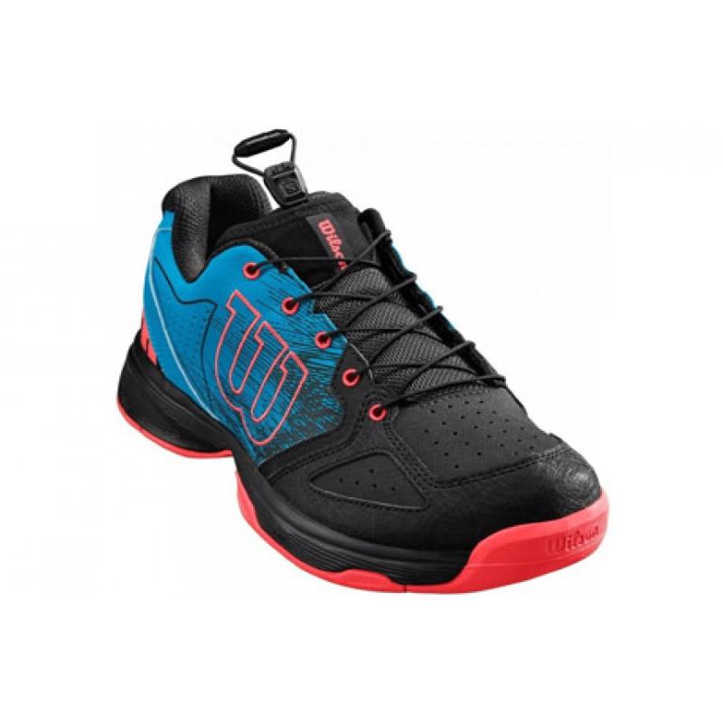 Детские теннисные кроссовки Wilson Kaos QL Black Blue