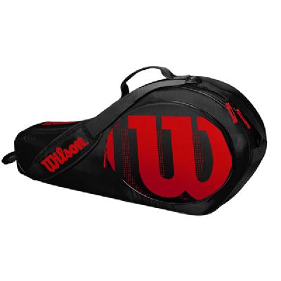 Детский теннисный чехол Wilson Junior 3 Black Red