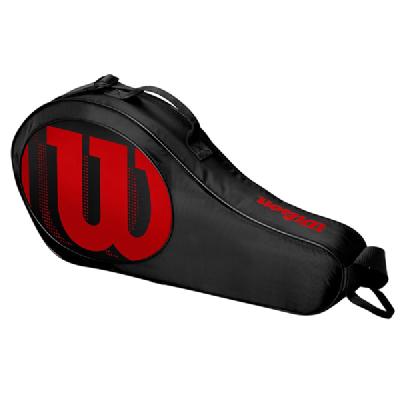 Детский теннисный чехол Wilson Junior 3 Black Red