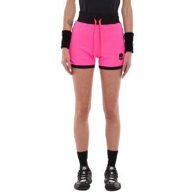 Женские шорты Hydrogen Tech Fluo Fuchsia/Black