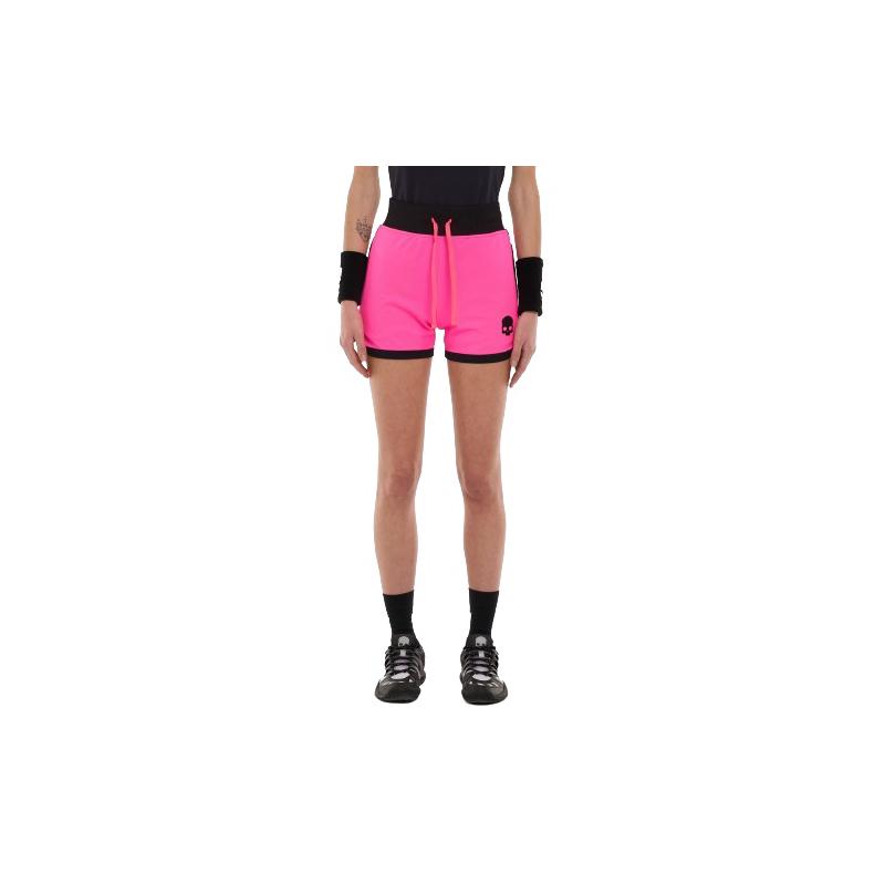 Женские шорты Hydrogen Tech Fluo Fuchsia/Black