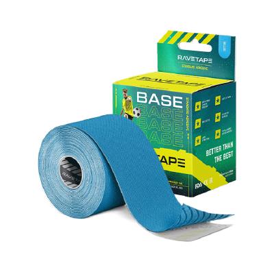 Кинезиотейп RaveTape Base, 5см х 5м (Голубой)