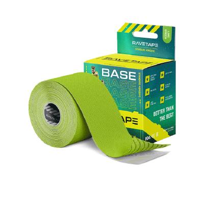 Кинезиотейп RaveTape Base, 5см х 5м (Лайм)