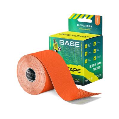 Кинезиотейп RaveTape Base, 5см х 5м (Оранжевый)