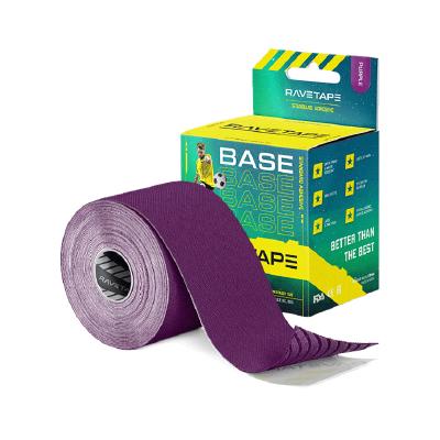 Кинезиотейп RaveTape Base, 5см х 5м (Фиолетовый)