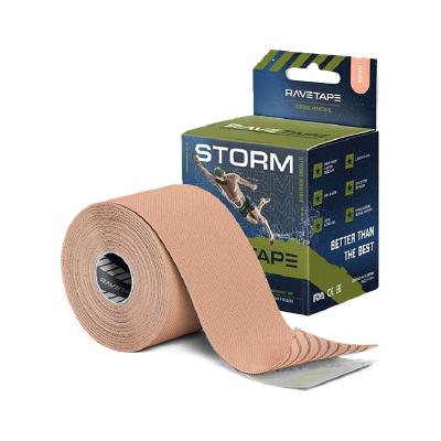 Кинезиотейп RaveTape Storm, 5см х 5м (Естественный)