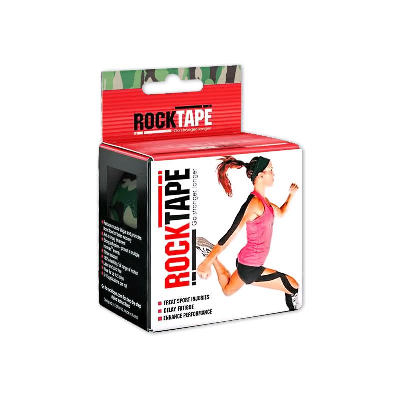 Кинезиотейп RockTape Design, 5см х 5м (Зеленый)