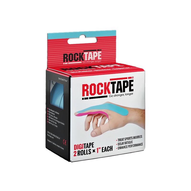 Кинезиотейп RockTape Digit, 2см х 5м (Голубой)