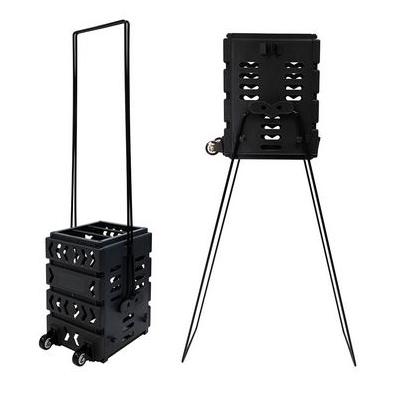 Корзина для мячей Tennis Life 36 Deluxe Black на колесах