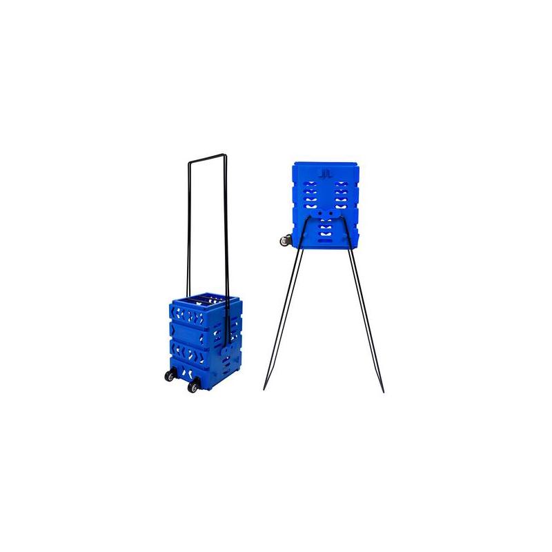 Корзина для мячей Tennis Life 36 Deluxe Blue на колесах