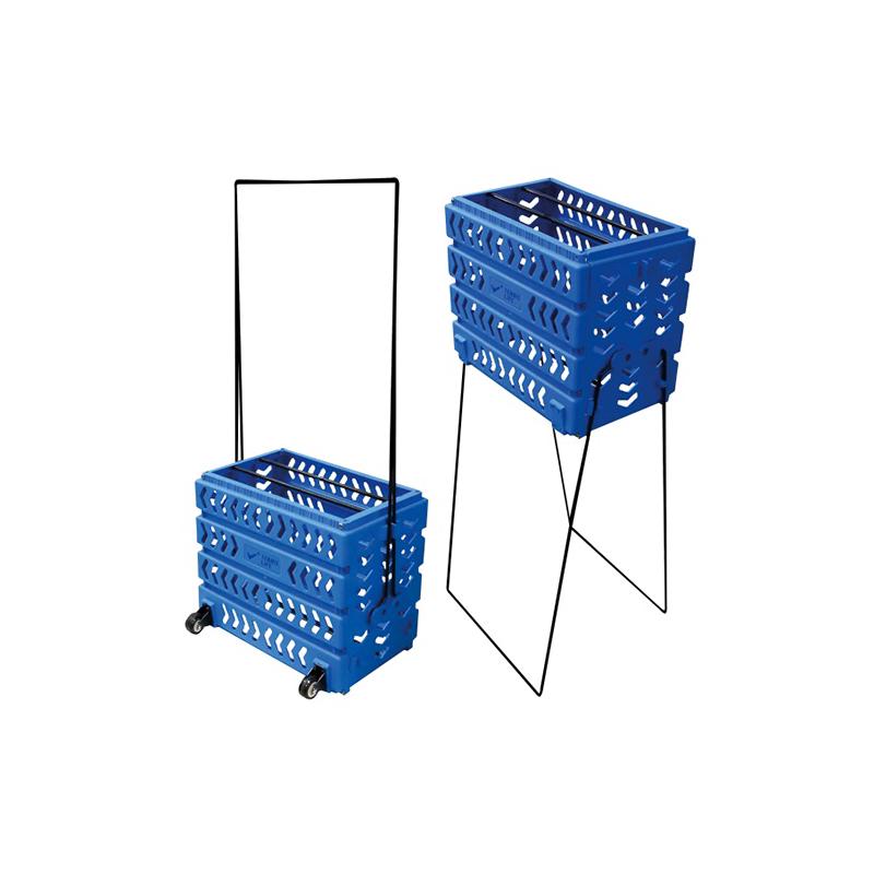 Корзина для мячей Tennis Life 80 Deluxe Blue на колесах