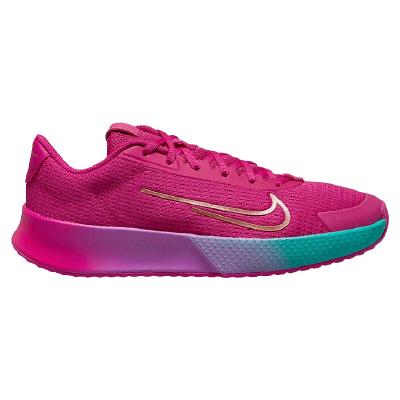 Кроссовки женские Nike Court Vapor Lite 2 Premium (Розовый/Мятный/Золотой)