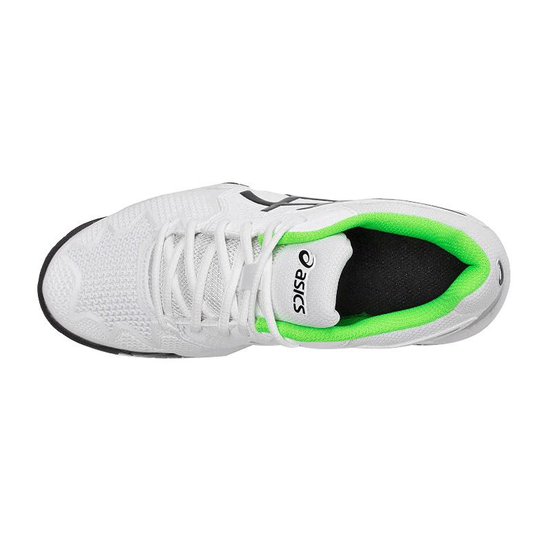 Кроссовки детские Asics Gel-Resolution 8 GS Clay (White/Green Gecko)
