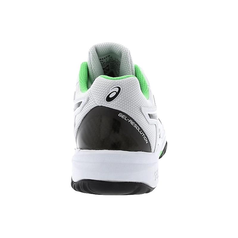 Кроссовки детские Asics Gel-Resolution 8 GS Clay (White/Green Gecko)