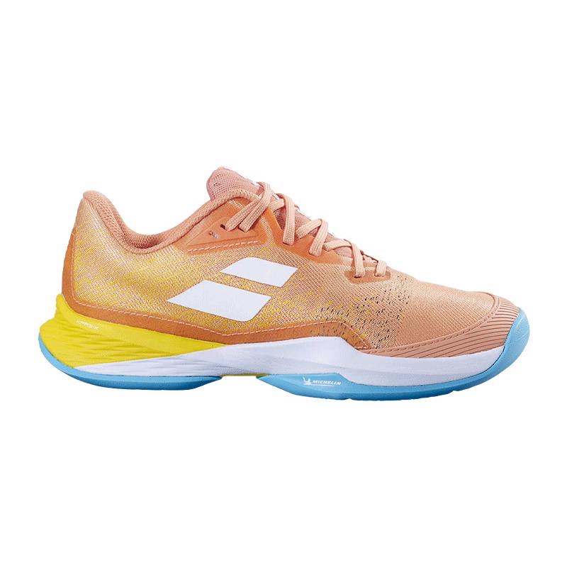 Кроссовки детские Babolat Jet Mach III All Court (Коралловый/Золотой 6018)