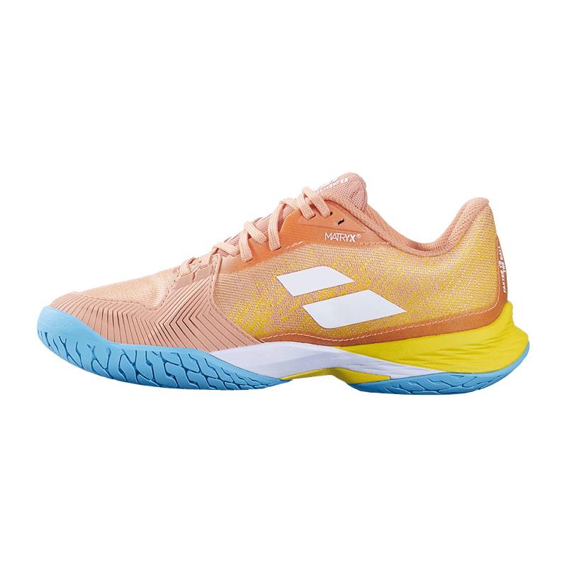 Кроссовки детские Babolat Jet Mach III All Court (Коралловый/Золотой 6018)