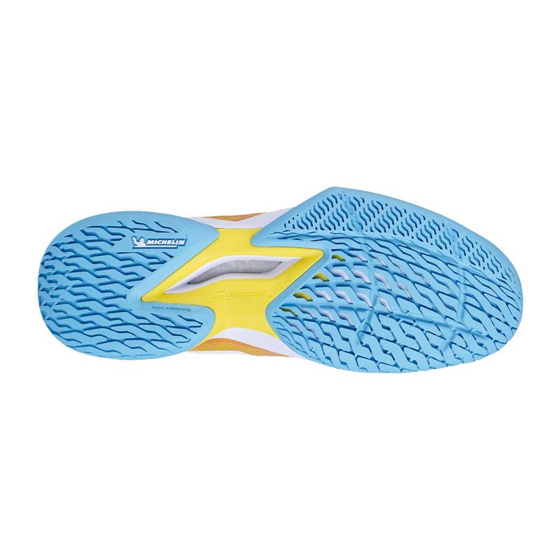 Кроссовки детские Babolat Jet Mach III All Court (Коралловый/Золотой 6018)