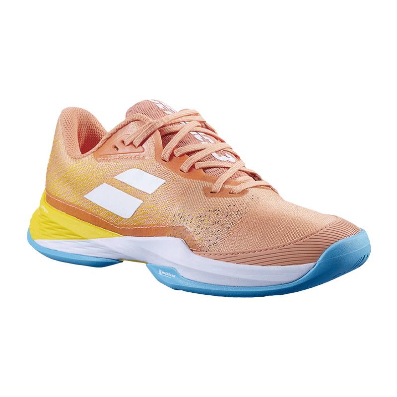 Кроссовки детские Babolat Jet Mach III All Court (Коралловый/Золотой 6018)