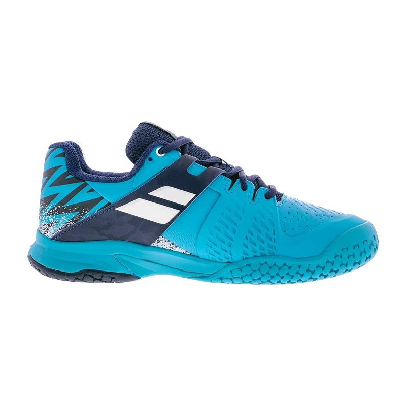 Кроссовки детские Babolat Propulse All Court (Белый/Синий 4086)