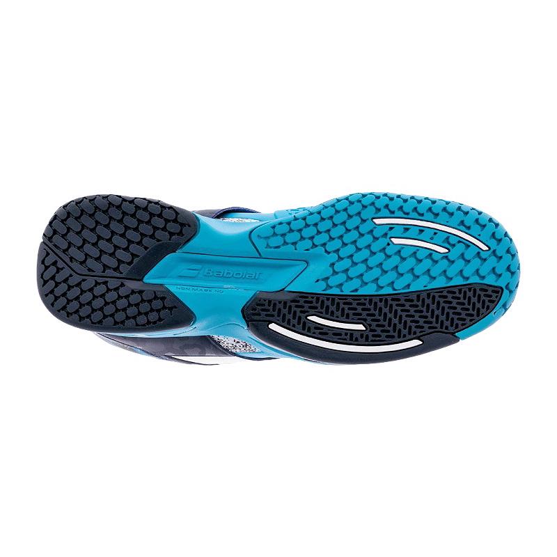 Кроссовки детские Babolat Propulse All Court (Белый/Синий 4086)