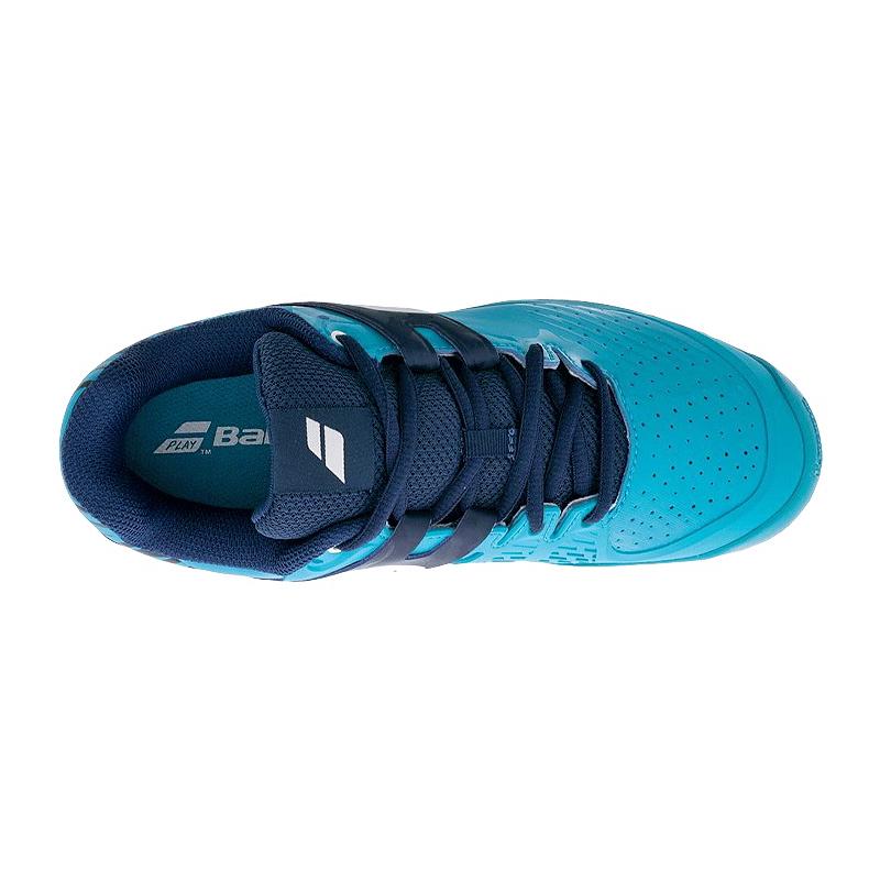 Кроссовки детские Babolat Propulse All Court (Белый/Синий 4086)
