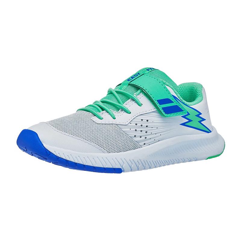 Кроссовки детские Babolat Pulsion All Court Kid (Белый/Зеленый 1059)