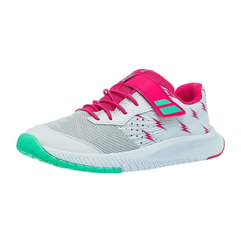 Кроссовки детские Babolat Pulsion All Court Kid (Белый/Розовый 1058)