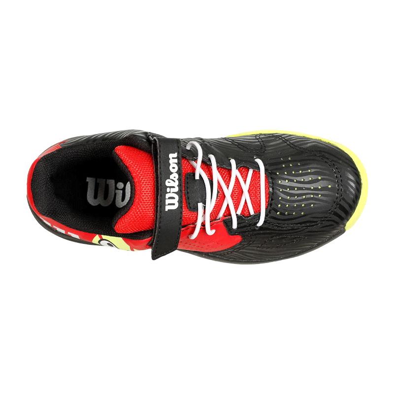 Кроссовки детские Wilson Kaos Emo Kid (Wilson Red/Black/Safety Yellow)