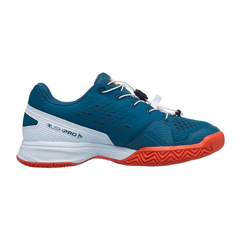 Кроссовки детские Wilson Rush Pro 4.0 JR QL (Blue Coral/White/Fiesta)