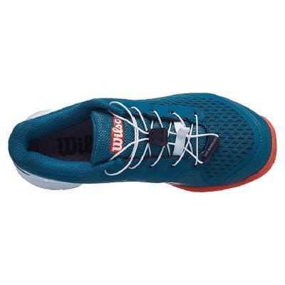 Кроссовки детские Wilson Rush Pro 4.0 JR QL (Blue Coral/White/Fiesta)
