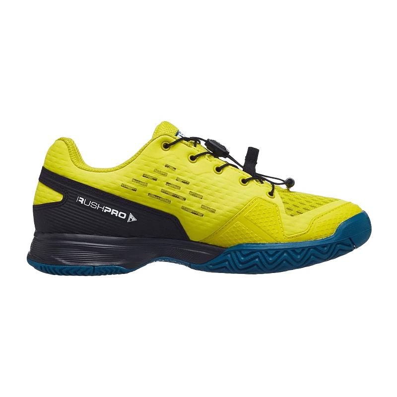 Кроссовки детские Wilson Rush Pro 4.0 JR QL (Sulphur Spring/Black/Blue Coral)