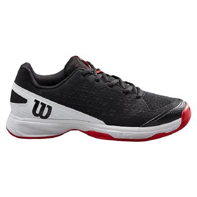 Кроссовки детские Wilson Rush Pro JR 4.0 QL (Black/White/Wilson Red)