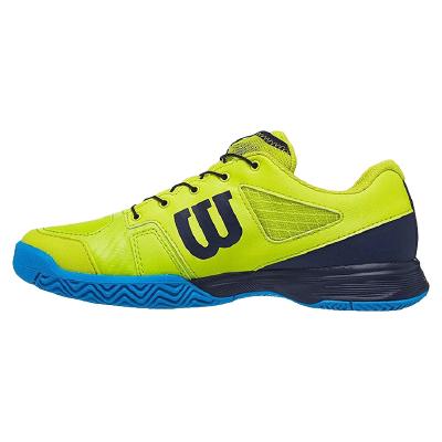 Кроссовки детские Wilson Rush Pro Junior QL (Limepop/Navy)