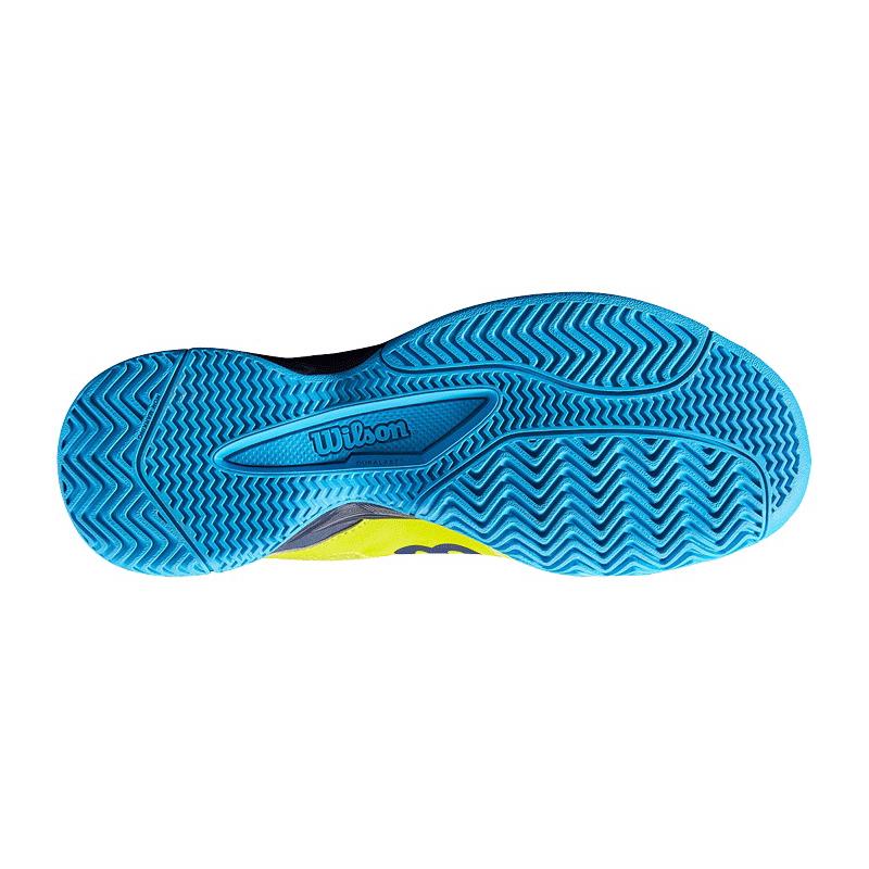 Кроссовки детские Wilson Rush Pro Junior QL (Limepop/Navy)