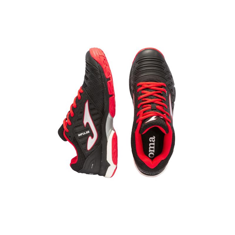 Кроссовки для бадминтона сквоша Joma V.IMPULSE 2301 Black/Red