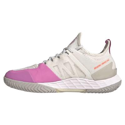 Кроссовки женские Adidas Adizero Ubersonic 4 W (Белый/Фиолетовый/Красный)
