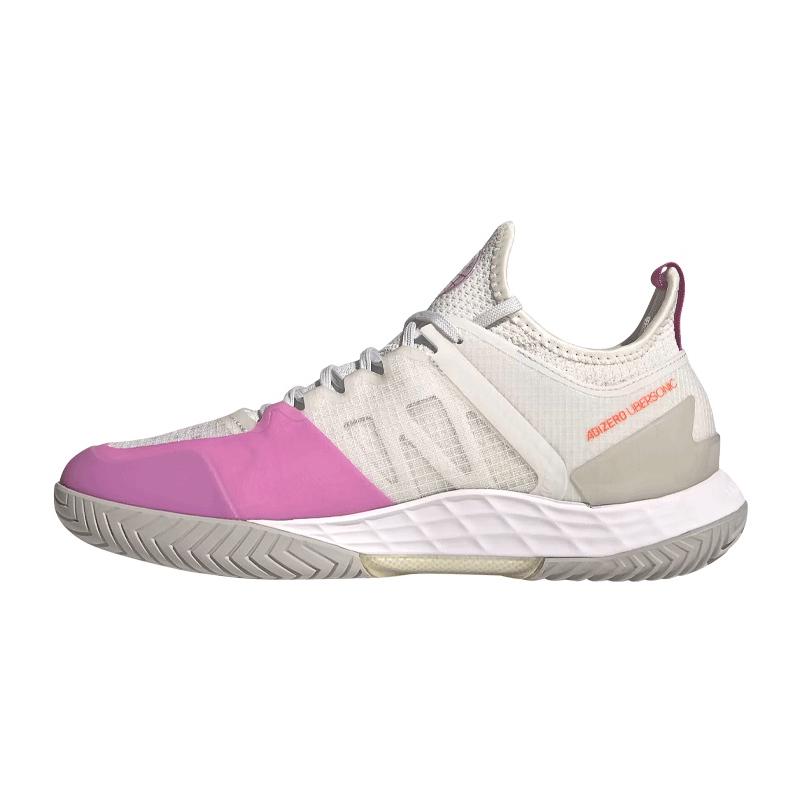 Кроссовки женские Adidas Adizero Ubersonic 4 W (Белый/Фиолетовый/Красный)